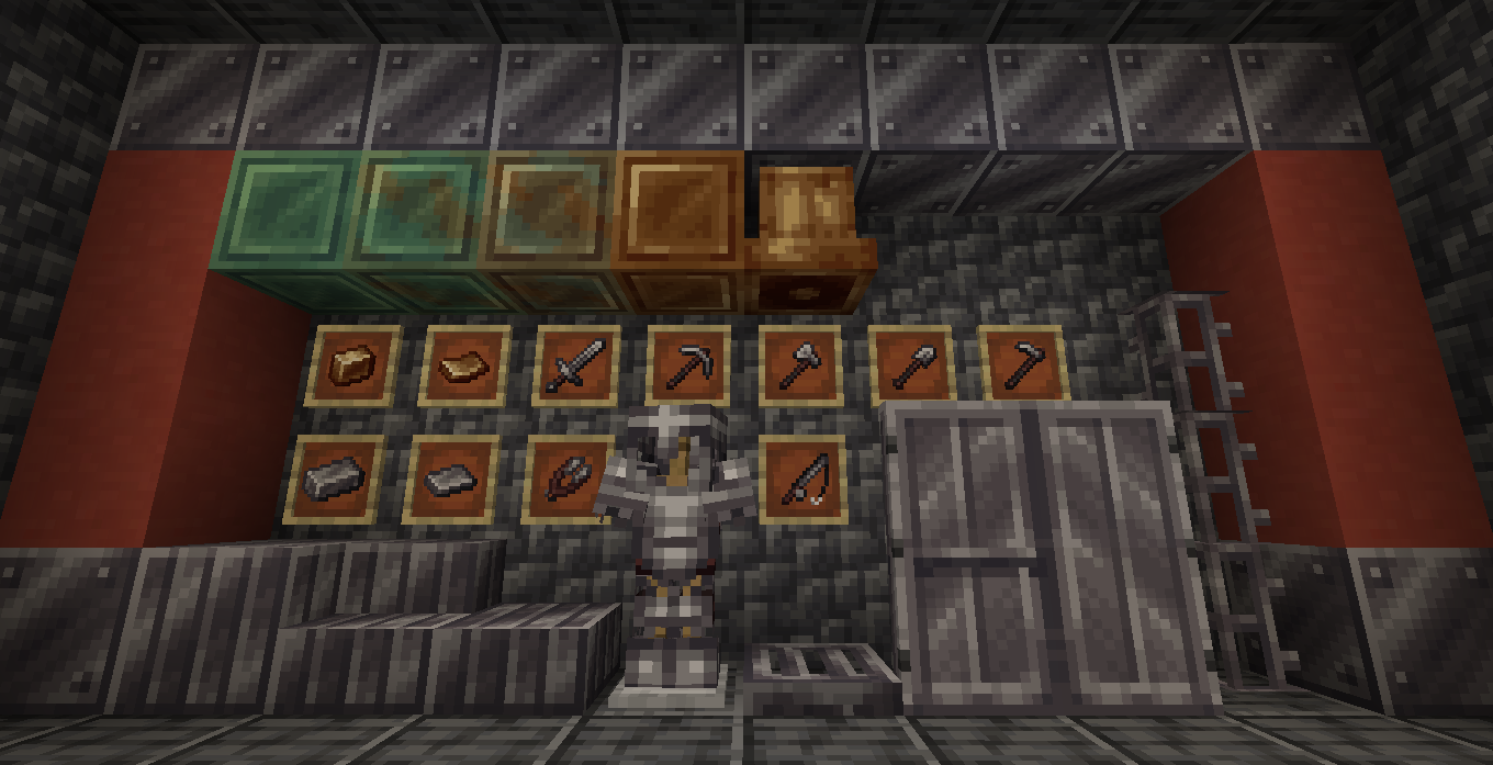 Демонстрация всех текущих блоков и предметов, которые мод добавляет самостоятельно. Демонстрация всех текущих блоков и предметов, которые мод добавляет самостоятельно.