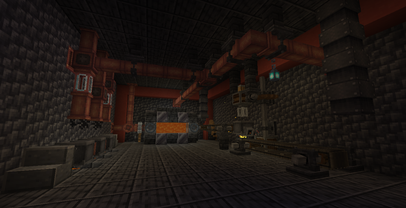 Темный и зловещий литейный цех, демонстрирующий мою любовь к моду Create! Темный и зловещий литейный цех, демонстрирующий мою любовь к моду Create!