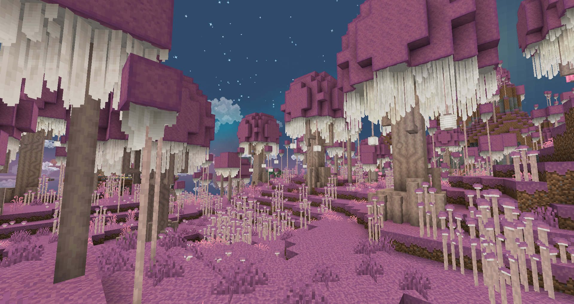 Старый грибной лесной биом Старый грибной лесной биом