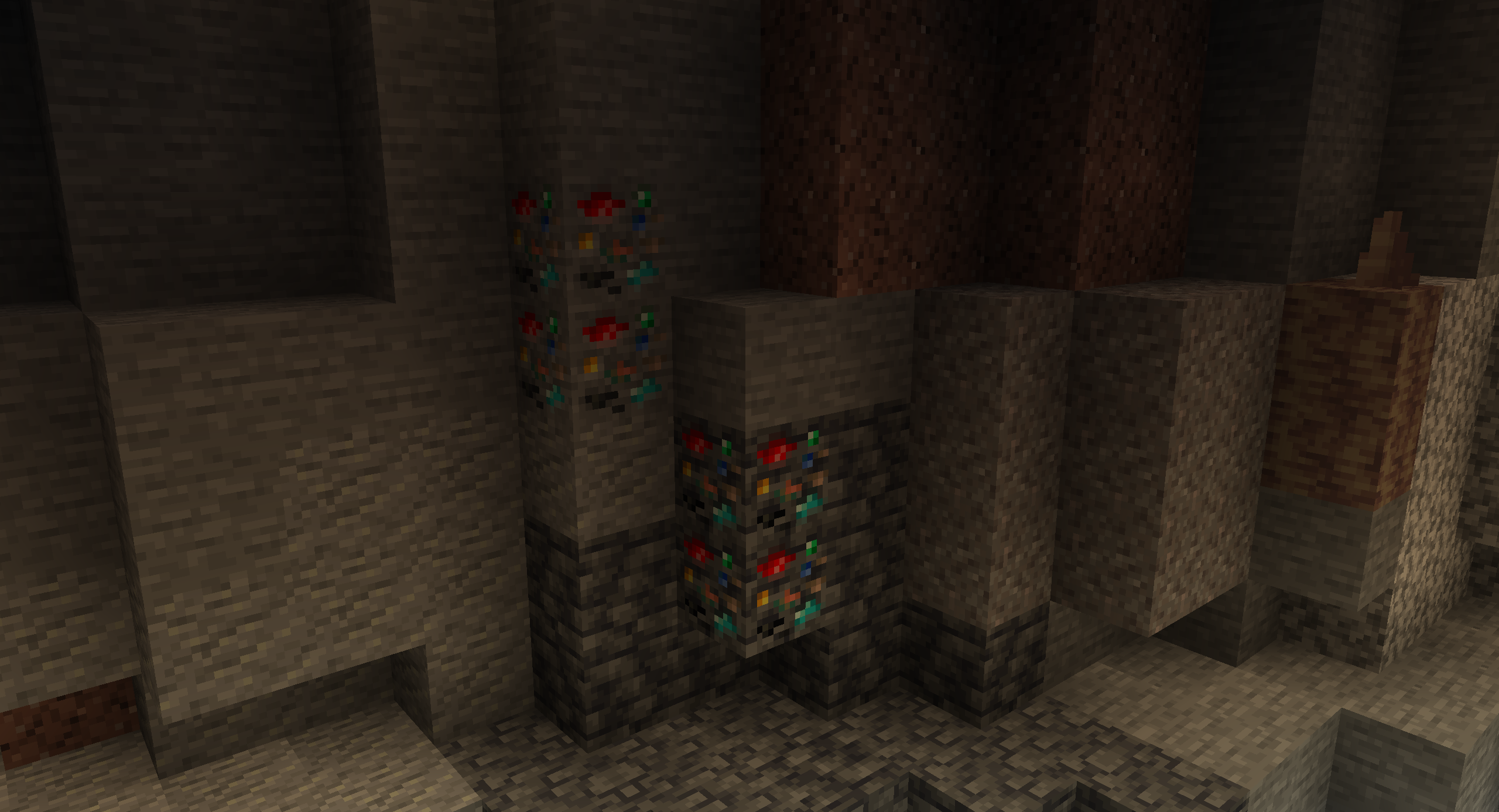 Рандомитовая руда и глубокосланцевая рандомитовая руда в версии 1.17 Рандомитовая руда и глубокосланцевая рандомитовая руда в версии 1.17