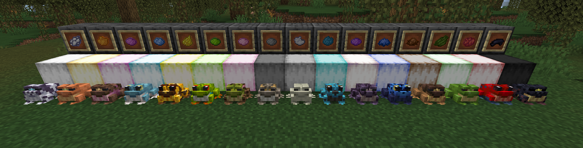 Варианты лягушек Варианты лягушек