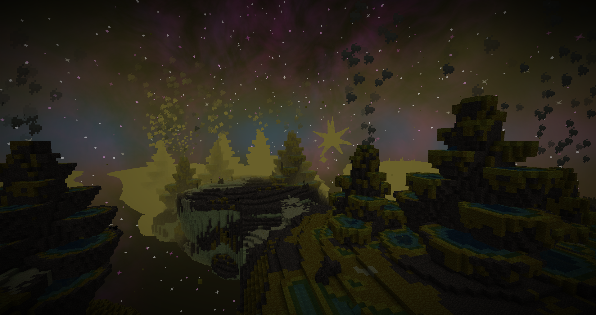 Гейзеры в биоме Серных источников Гейзеры в биоме Серных источников