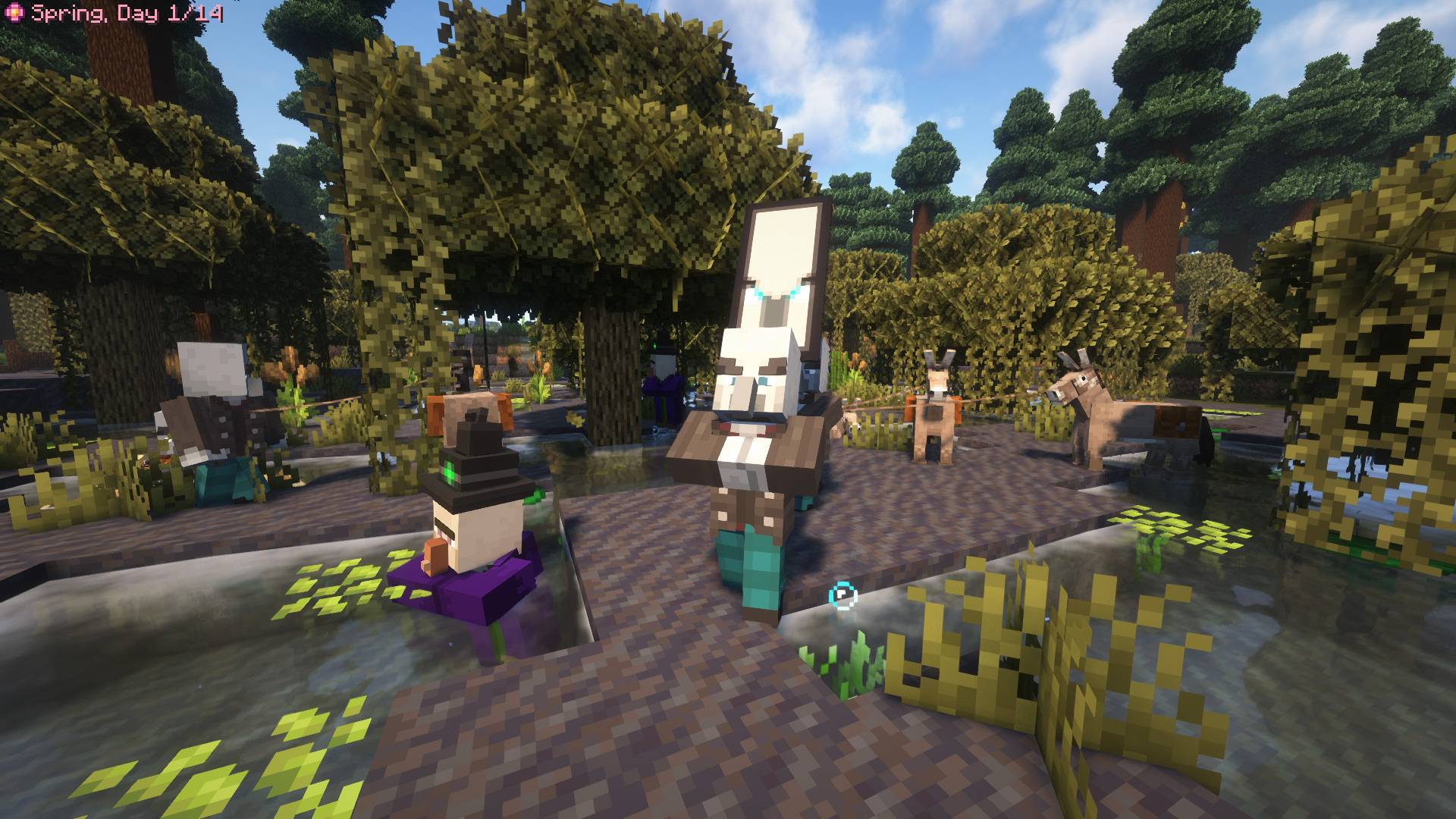 Небольшой караван в болоте Небольшой караван в болоте