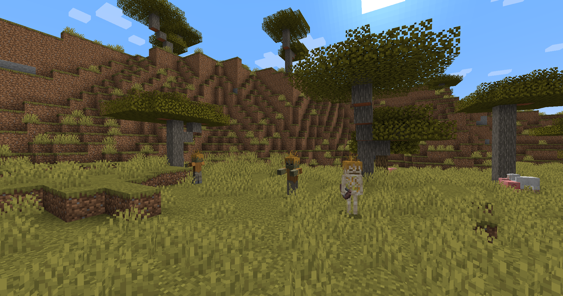 Эти зомби и скелеты используют... землю? чтобы защитить себя? Эти зомби и скелеты используют... землю? чтобы защитить себя?