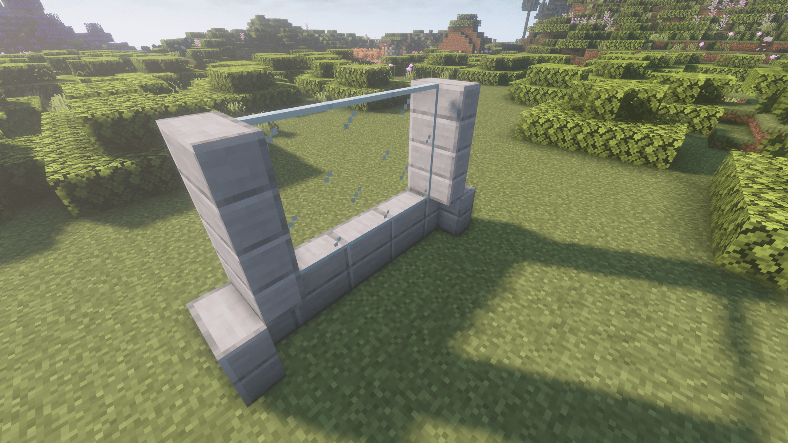 Пример использования вертикальных плит вместе со стеклянными панелями. Пример использования вертикальных плит вместе со стеклянными панелями.