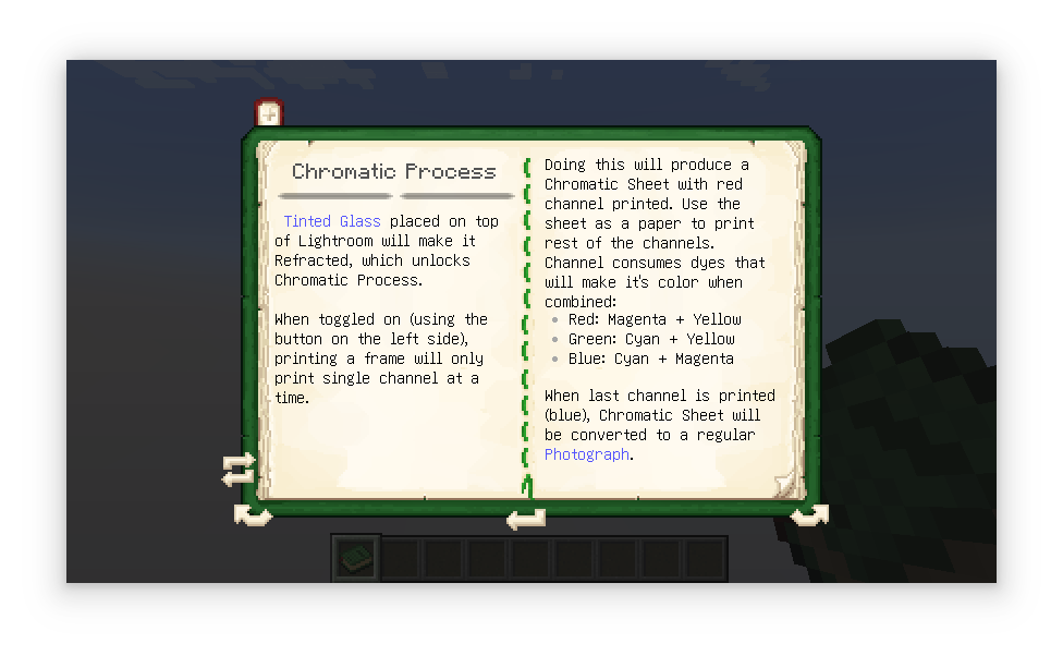 Страница хроматического процесса Страница хроматического процесса