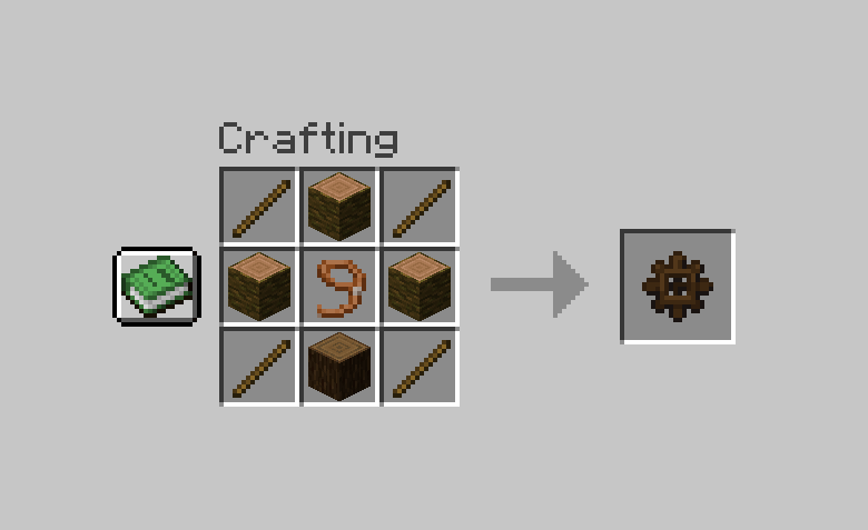 Рецепт крафта Штурвала Рецепт крафта Штурвала