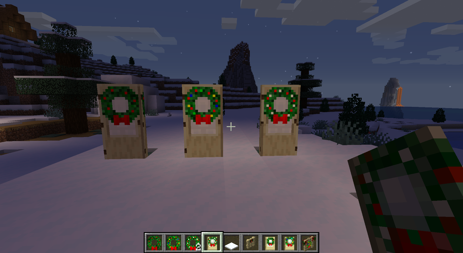 Двери с венками Двери с венками