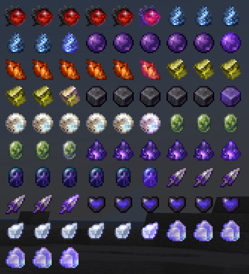 Некоторые показанные самоцветы являются необязательными Некоторые показанные самоцветы являются необязательными