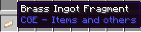 Фрагмент латуни Фрагмент латуни