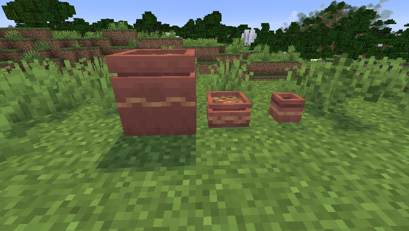 Три типа цветочных горшков. Три типа цветочных горшков.