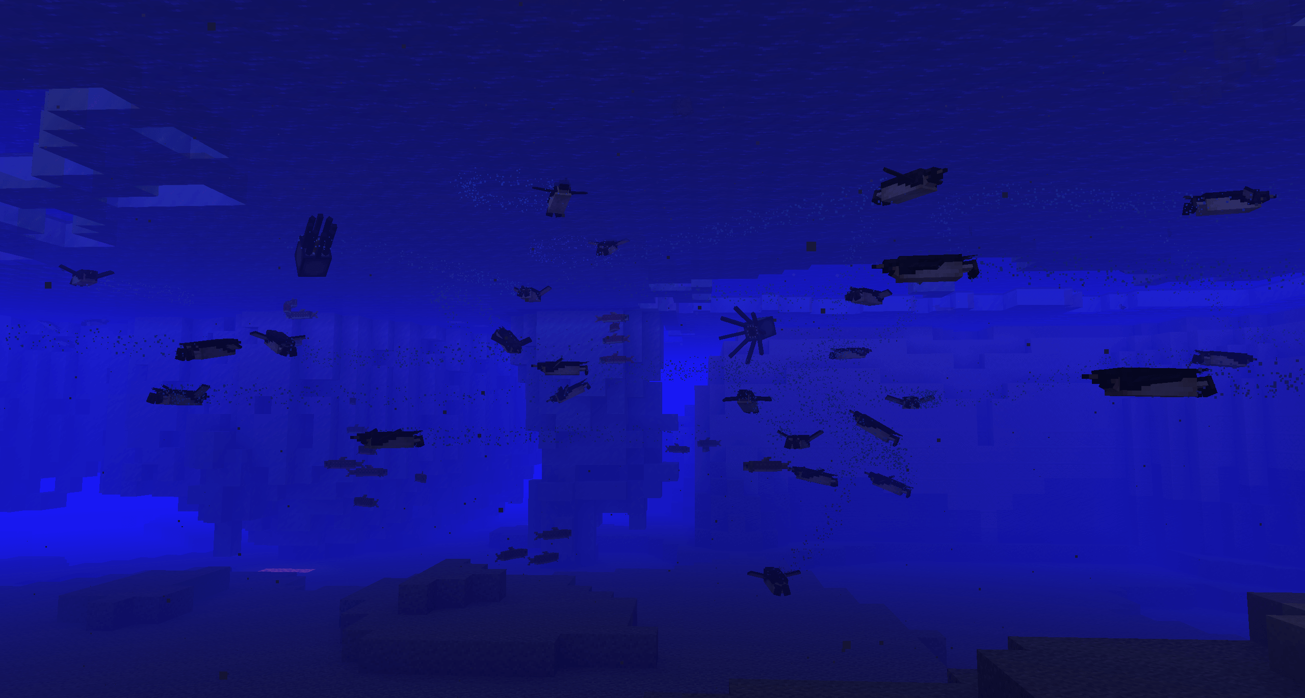 Пингвины, охотящиеся на рыбу Пингвины, охотящиеся на рыбу