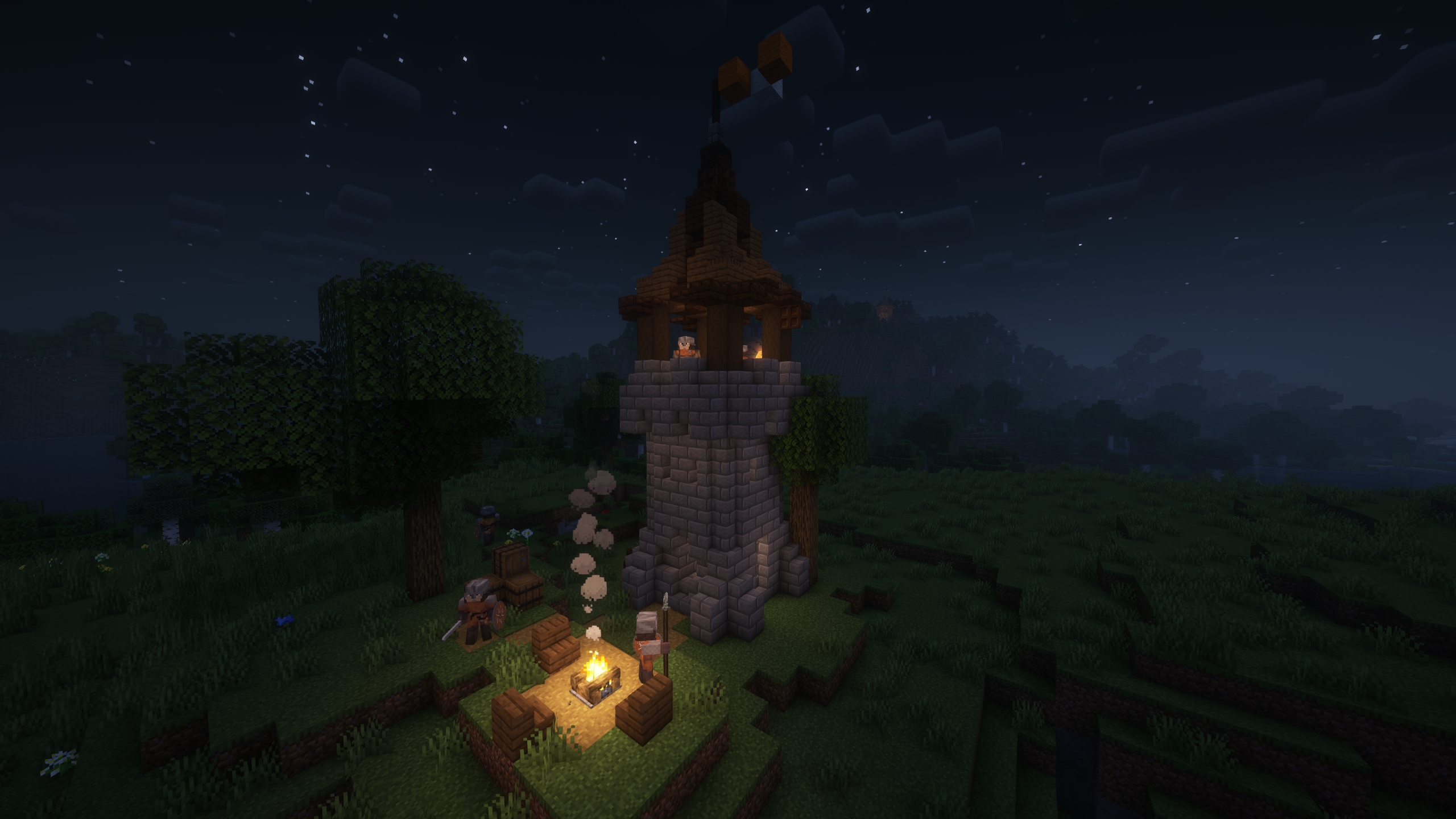 Валарийский аванпост ночью Валарийский аванпост ночью