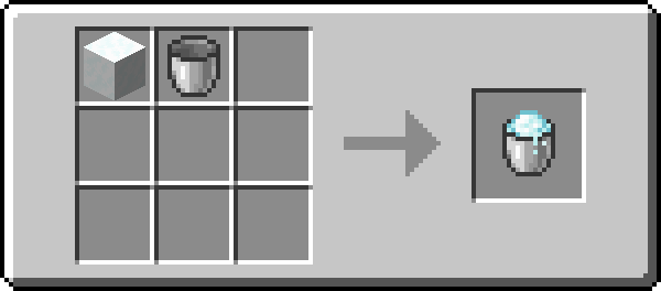 Рецепт ведра с порошковым снегом Рецепт ведра с порошковым снегом