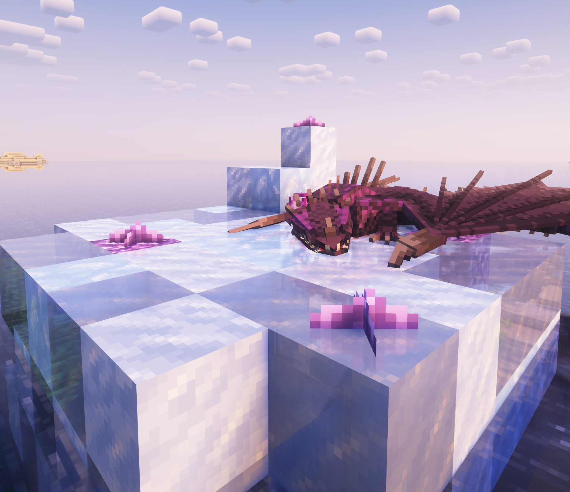 Появляется в - Замерзший океан - Холодный океан / Шейдер - Complementary Reimagined Появляется в - Замерзший океан - Холодный океан / Шейдер - Complementary Reimagined