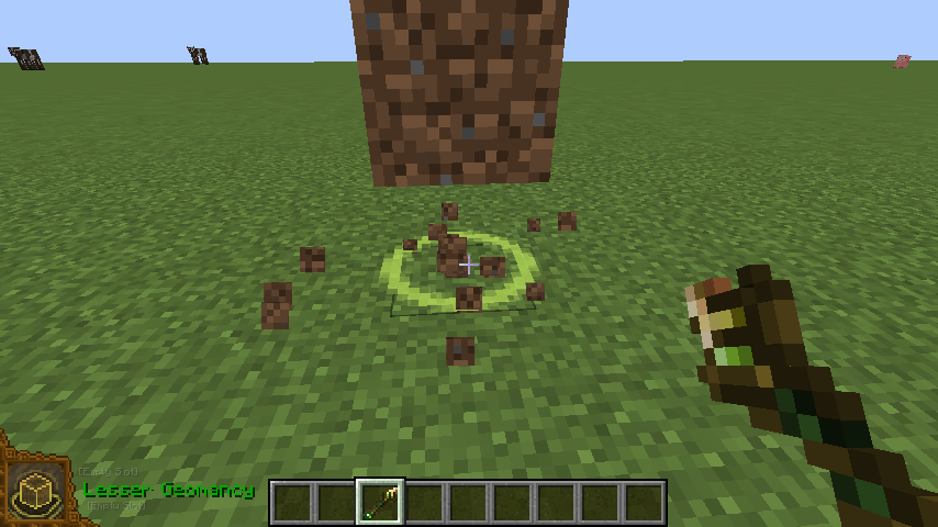 Способ применять геомантию в режиме выживания Способ применять геомантию в режиме выживания