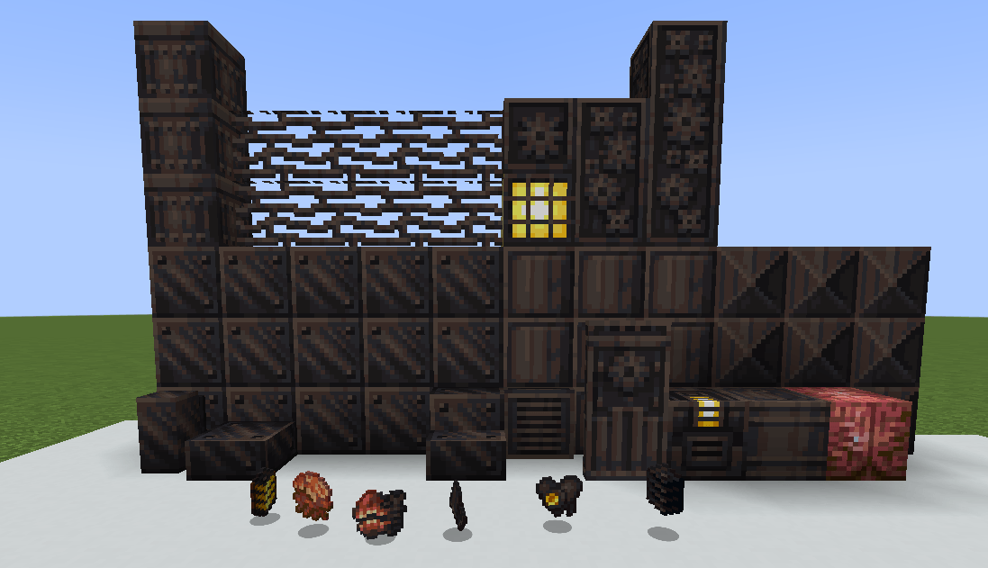 Все блоки и предметы, связанные с кинсетом Все блоки и предметы, связанные с кинсетом