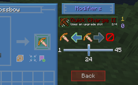 Для модификаторов с настраиваемым количеством, таких как Haste, предусмотрен ползунок, позволяющий установить желаемое значение точно. Для модификаторов с настраиваемым количеством, таких как Haste, предусмотрен ползунок, позволяющий установить желаемое значение точно.