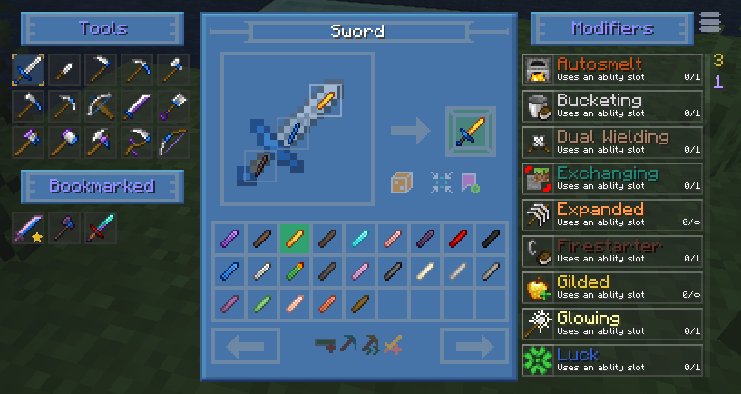 Основной интерфейс мода Основной интерфейс мода