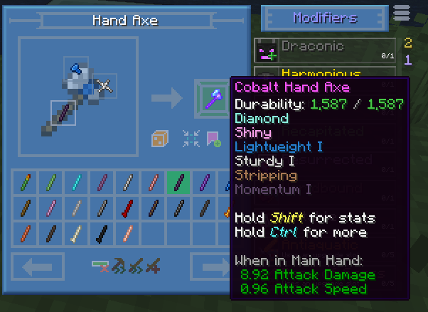 Пример созданного инструмента Пример созданного инструмента