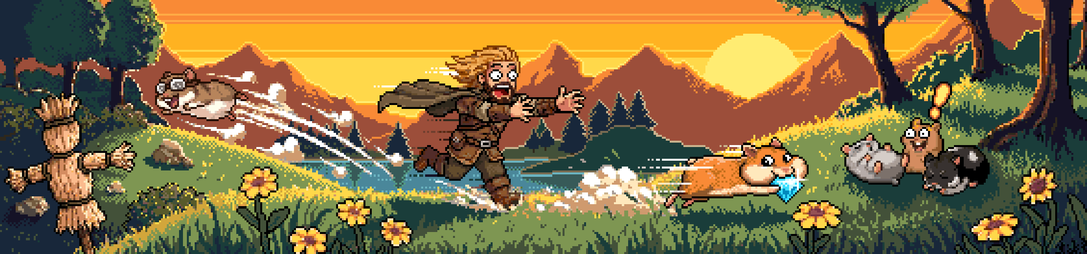 Adorable Hamster Pets Баннер Adorable Hamster Pets Баннер