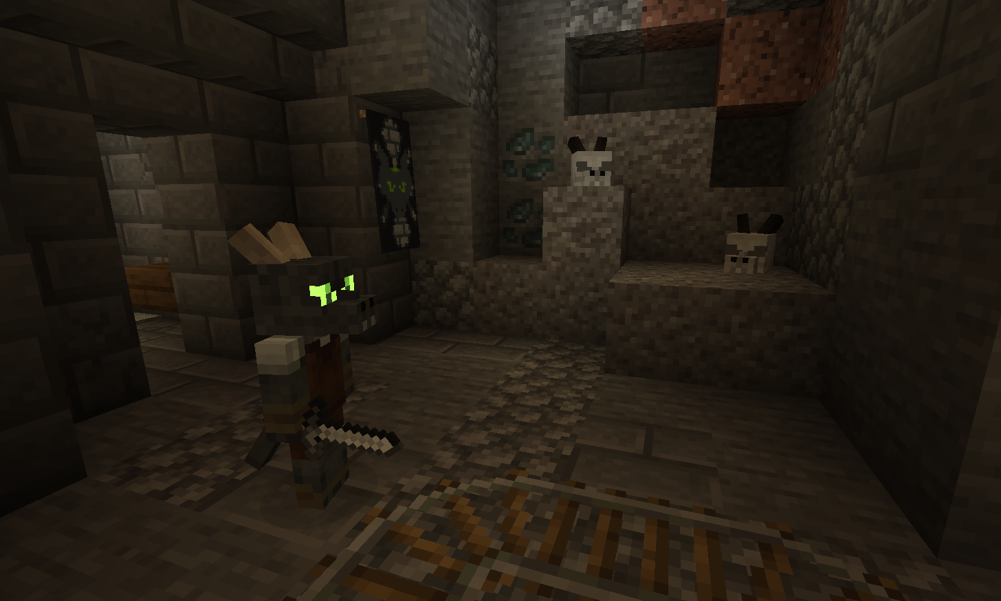 Погребальная боковая комната логова кобольдов, где само логово похоронено в груде гравия. Погребальная боковая комната логова кобольдов, где само логово похоронено в груде гравия.