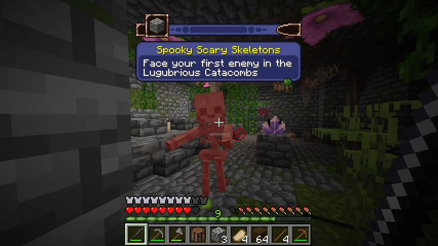 Использована игривая анимация. Поддерживает достижения других модов! (мод: Dungeons and Combat) Использована игривая анимация. Поддерживает достижения других модов! (мод: Dungeons and Combat)