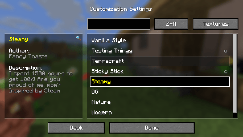 Поддерживает мод Fabric Mod Menu, встроенное меню модов Forge и встроенное меню модов NeoForge Поддерживает мод Fabric Mod Menu, встроенное меню модов Forge и встроенное меню модов NeoForge