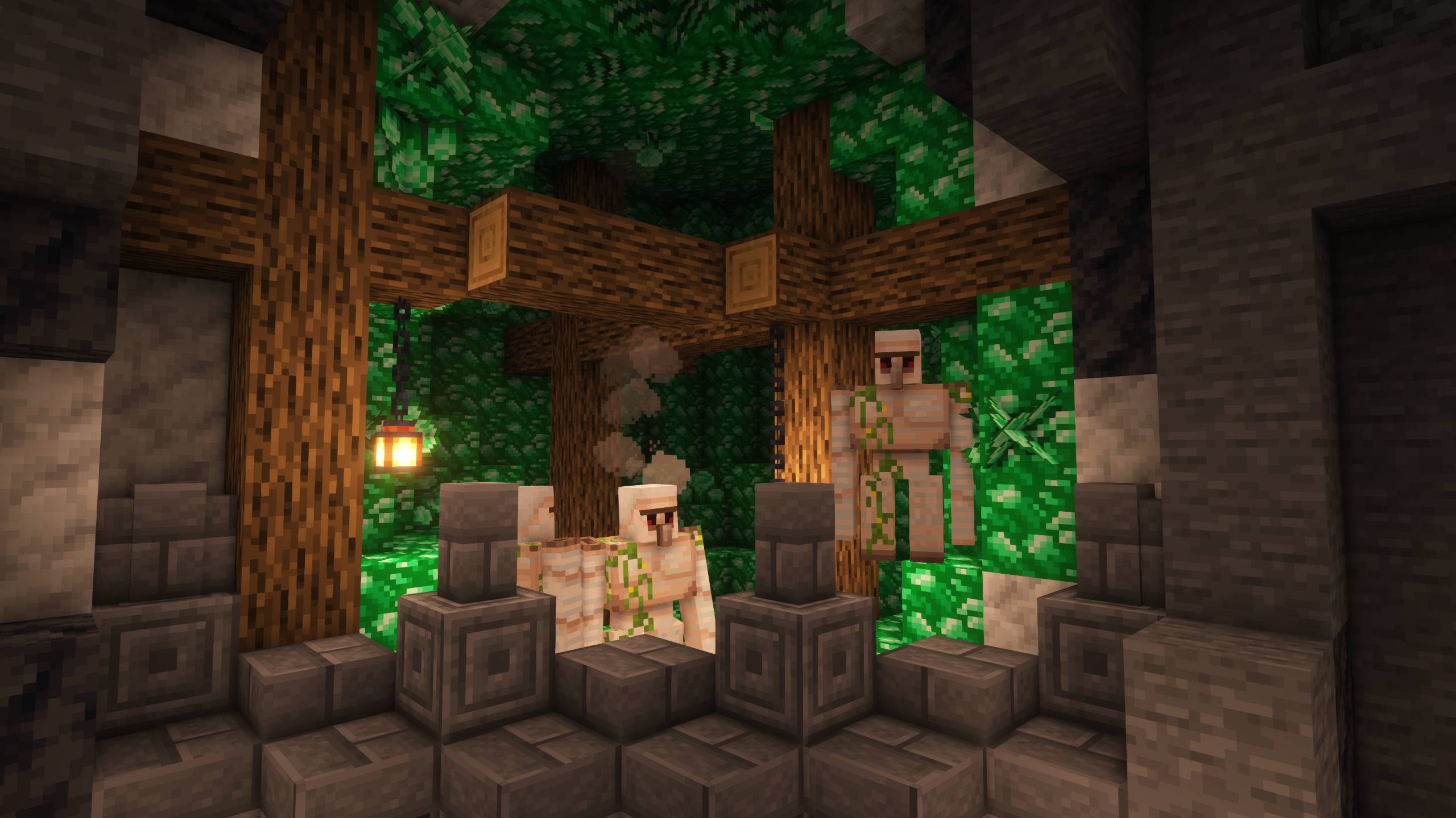 Железные големы ревниво охраняют изумрудный геод деревни Железные големы ревниво охраняют изумрудный геод деревни