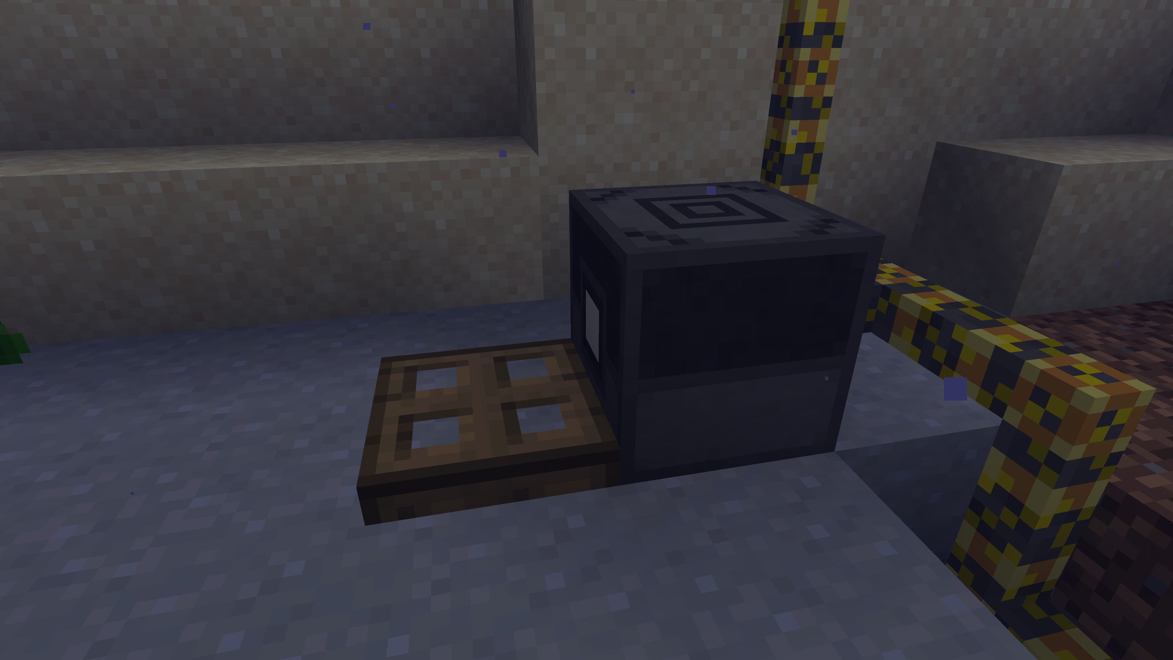 Установщик блоков может размещать обводнённые блоки Установщик блоков может размещать обводнённые блоки