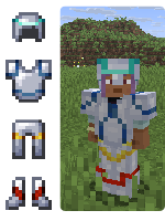 Оловянные предметы брони, поддерживающие узоры Оловянные предметы брони, поддерживающие узоры