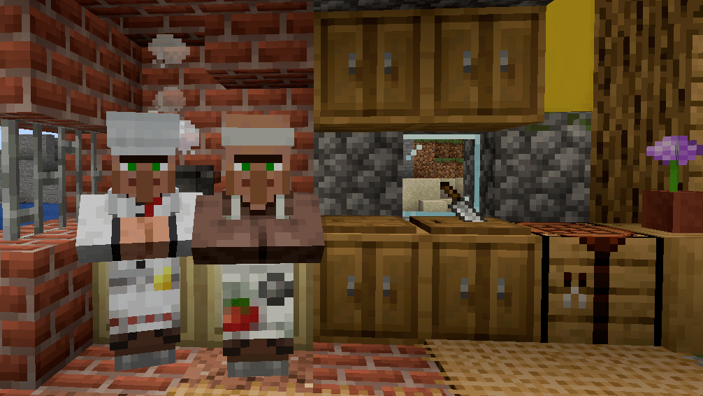 Шеф-повар и кулинар из Farmer's Delight Шеф-повар и кулинар из Farmer's Delight