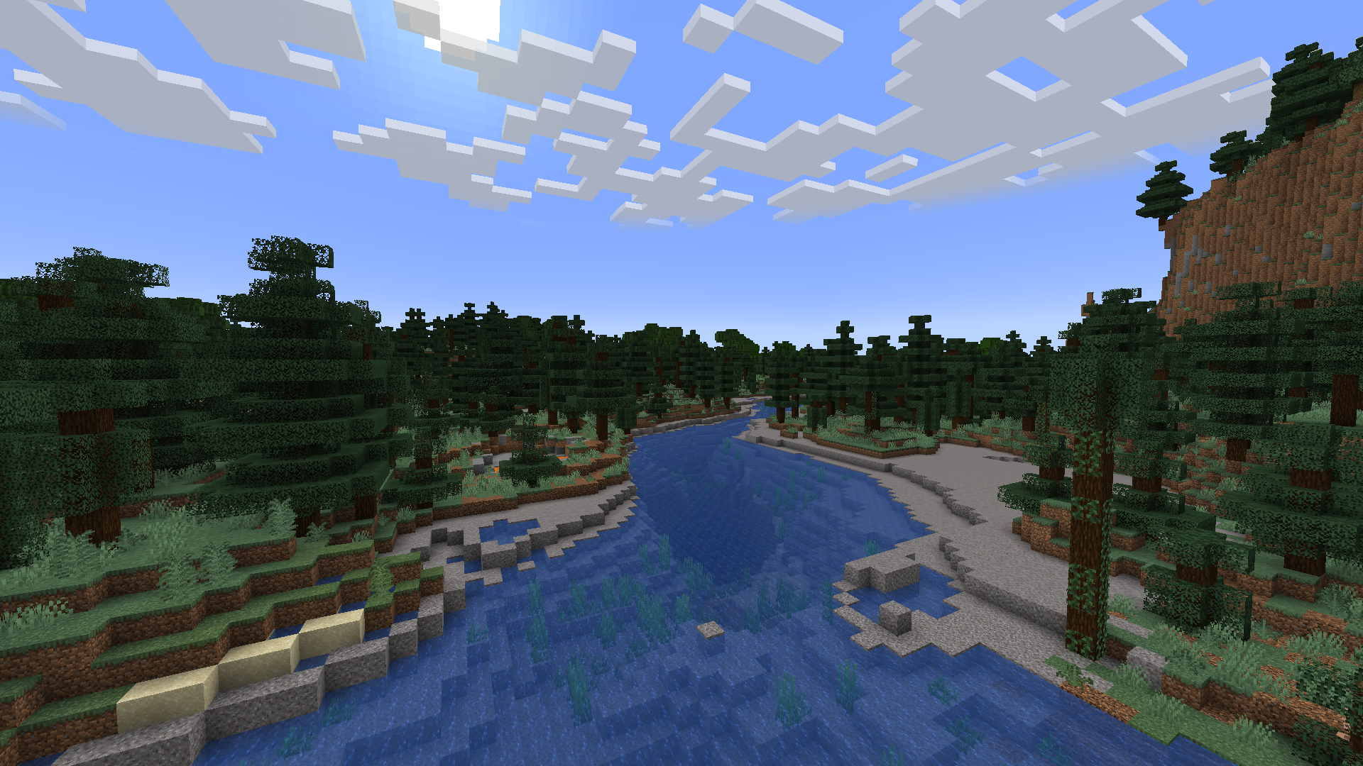 Обновленная тайга с бета-пляжами Обновленная тайга с бета-пляжами