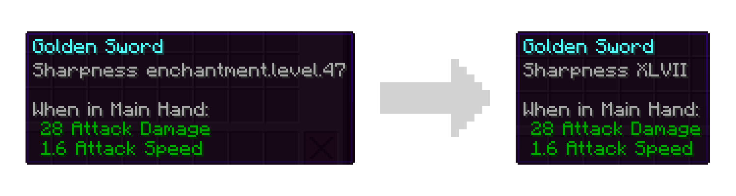 Показывает ошибку подсказки и то, как этот мод её исправляет. Показывает ошибку подсказки и то, как этот мод её исправляет.