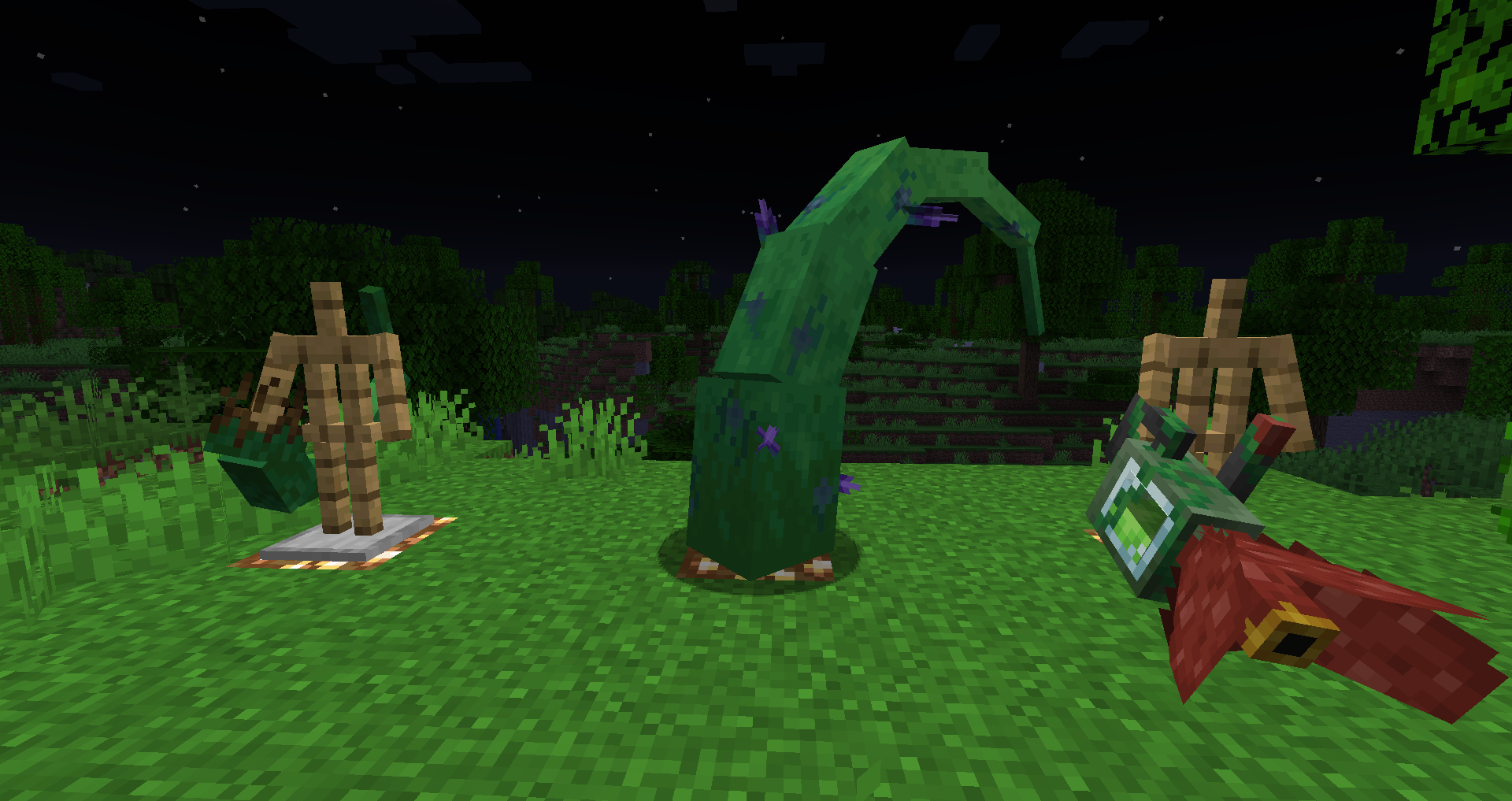 Награды мутантного джунглевого зомби: Рука мутантного джунглевого зомби, Сторожевая лиана и Листодув Награды мутантного джунглевого зомби: Рука мутантного джунглевого зомби, Сторожевая лиана и Листодув