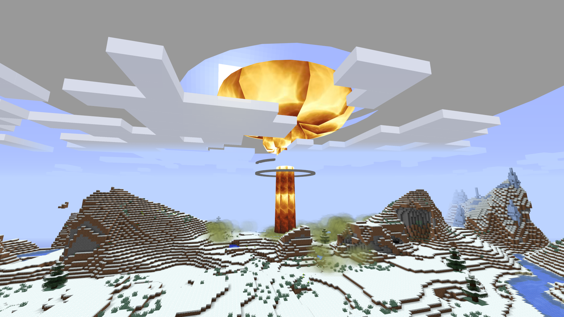 Очень большой радиоактивный взрыв! Очень большой радиоактивный взрыв!