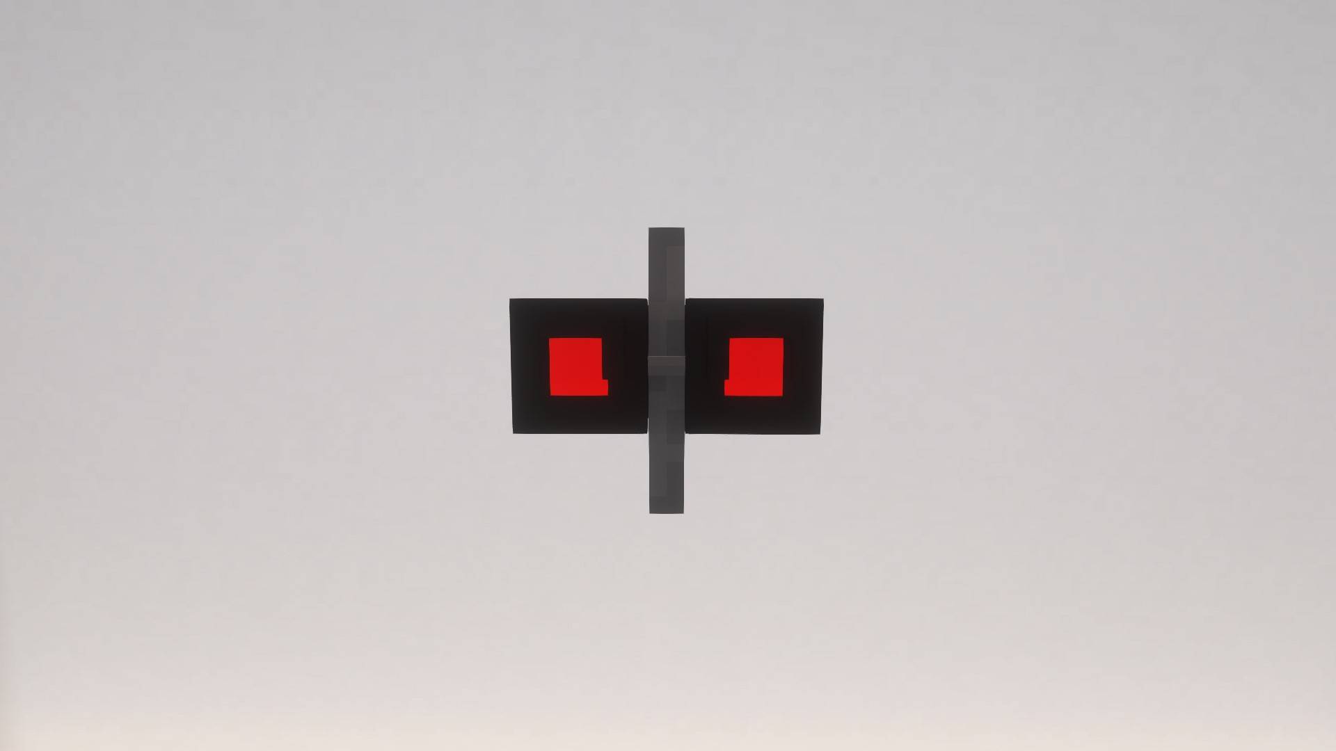 Блок из двух предупредительных световых сигналов, установленный отдельно. Блок из двух предупредительных световых сигналов, установленный отдельно.