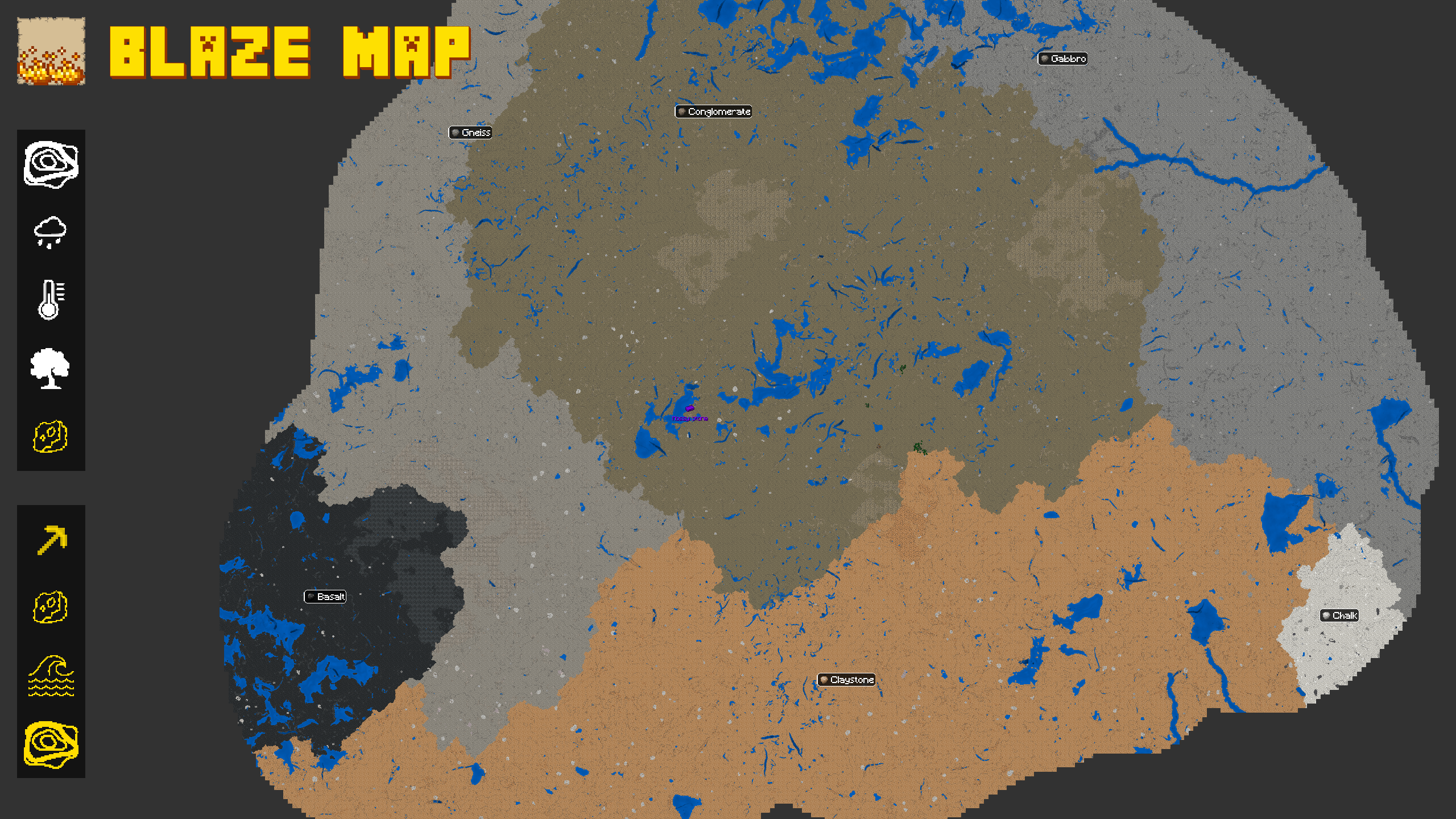 15 км² (5 × 3) слоёв горных пород 15 км² (5 × 3) слоёв горных пород