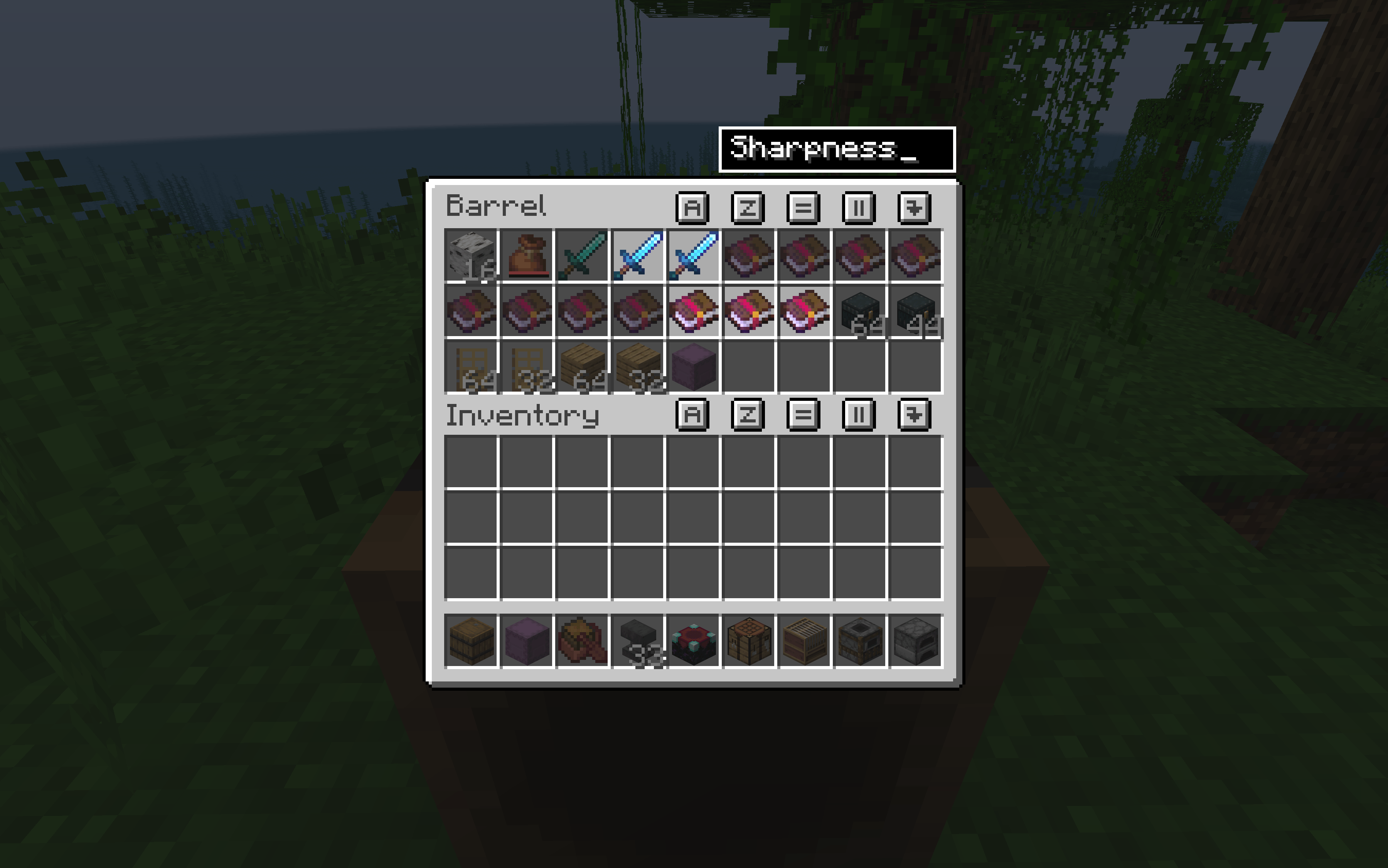 Фильтрация по зачарованию Фильтрация по зачарованию