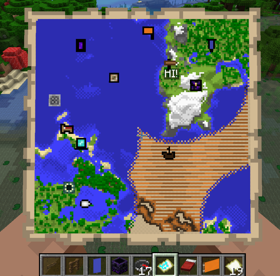 Маркеры, созданные для мода Supplementaries Маркеры, созданные для мода Supplementaries