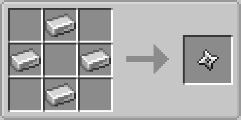 Крафт железного сюрикэна Крафт железного сюрикэна