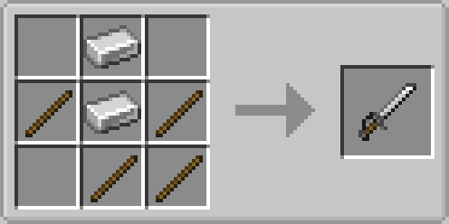 Крафт железной сабли Крафт железной сабли