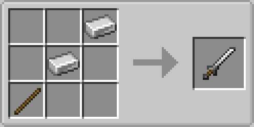 Крафт железной катаны Крафт железной катаны