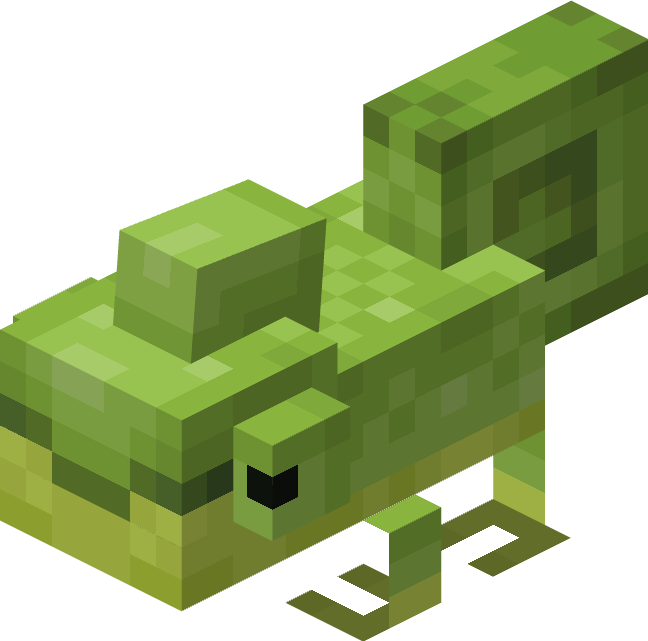 Хамелеоны — необычные рептилии, обитающие в джунглях. Они маскируются, сливаясь с окружающей средой! Если хамелеоны съедят кубы магмы, они выбросят Радужный Гель — забавный радужный блок, меняющий цвета, как овца Jeb_. Хамелеоны — необычные рептилии, обитающие в джунглях. Они маскируются, сливаясь с окружающей средой! Если хамелеоны съедят кубы магмы, они выбросят Радужный Гель — забавный радужный блок, меняющий цвета, как овца Jeb_.