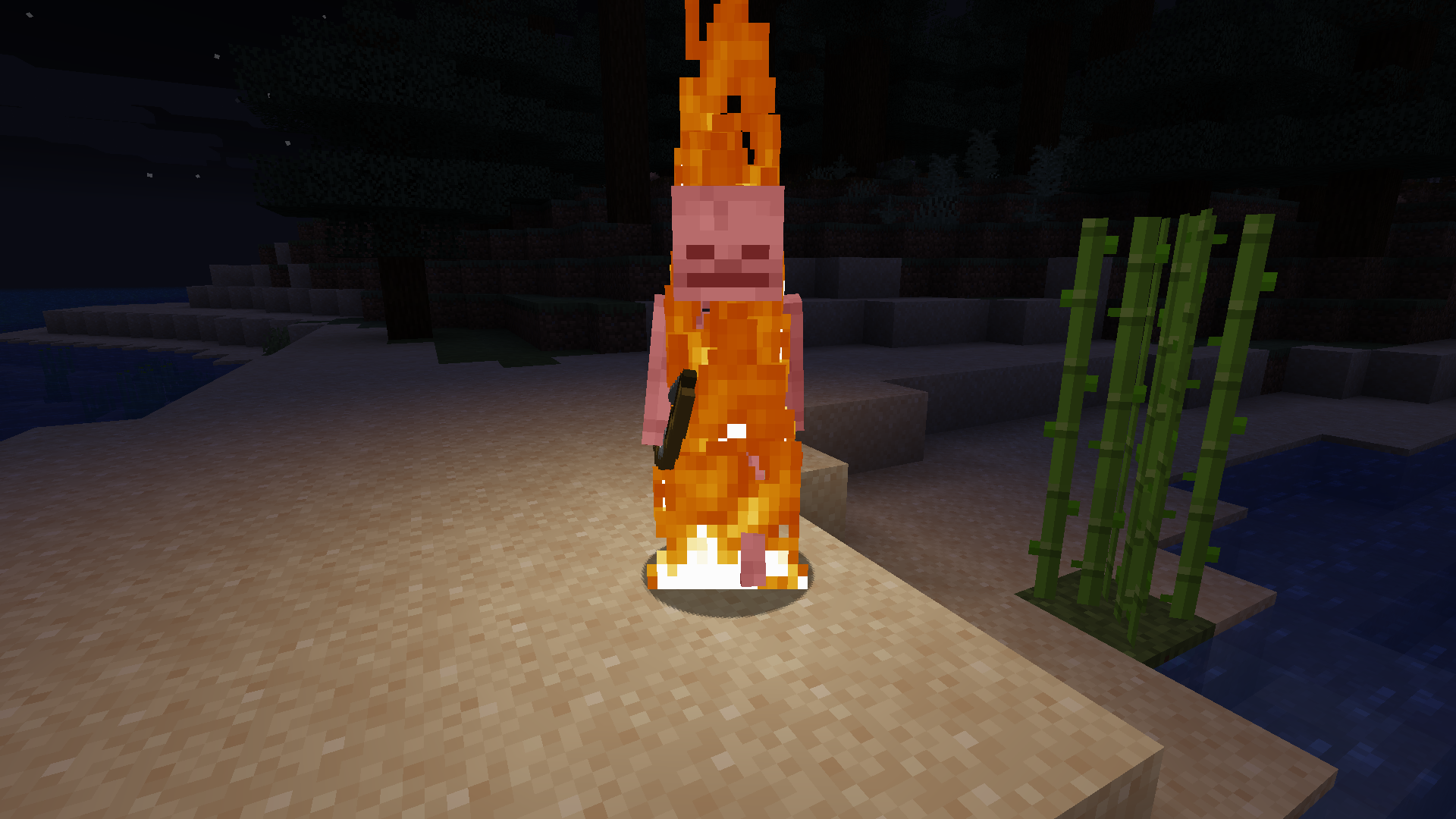 Скелет в огне! Скелет в огне!